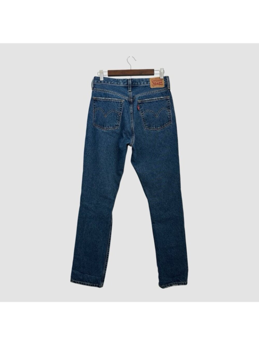Levi’s 501 Jeans Women’s Size 28X32 Blue High Rise Button Fly Classic 12501-0421 - Picture 2 of 13